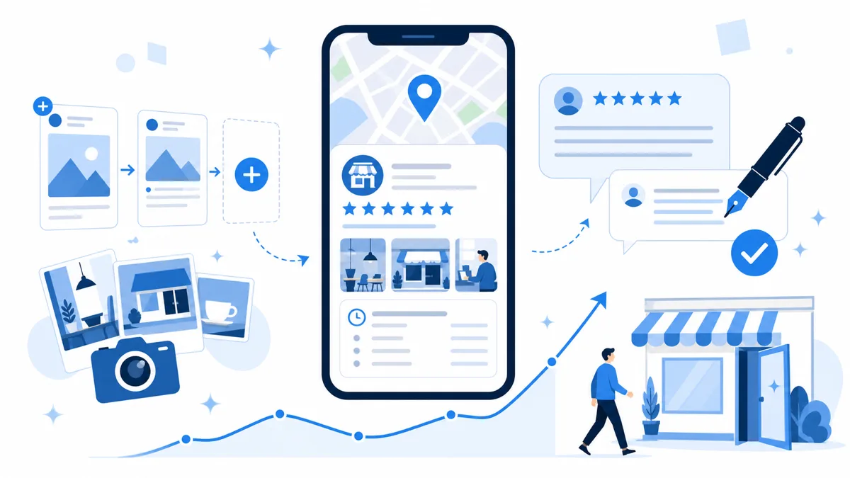 Googleビジネスプロフィール活用法｜来店・問い合わせを増やす運用のコツのイメージ